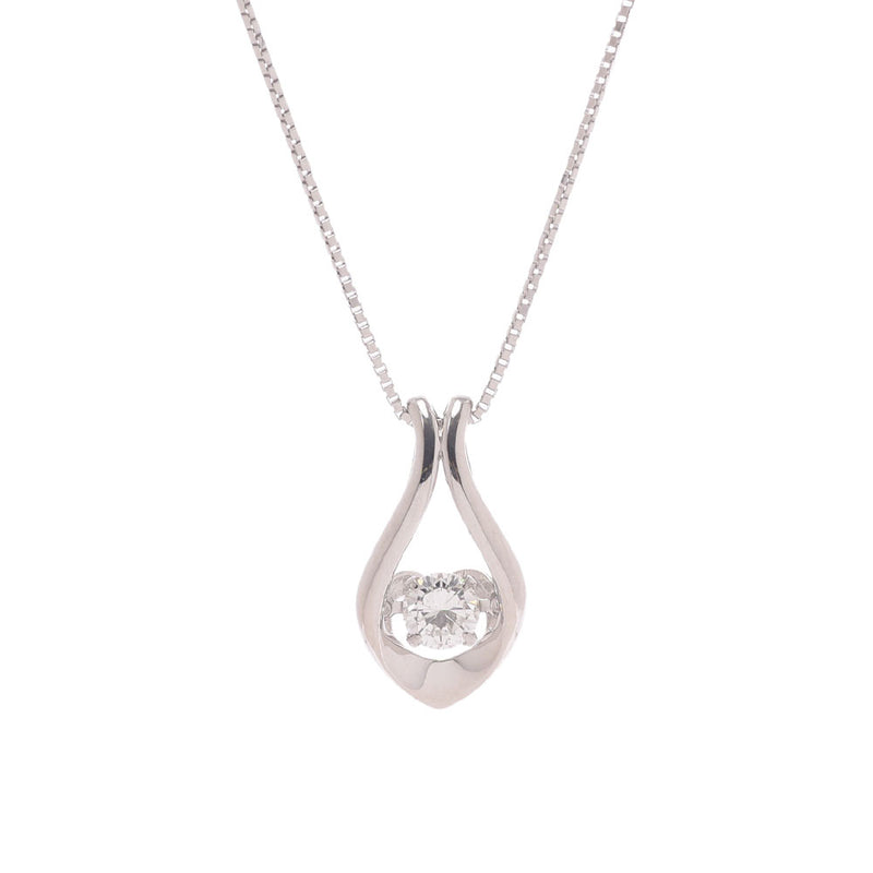 Other One-grain Diamond 0.308ct G-Si1-GD Women's PT900 / 850 Necklace A-Rank Used Silgrin