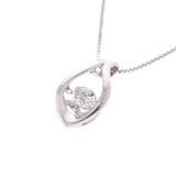 Other One-grain Diamond 0.308ct G-Si1-GD Women's PT900 / 850 Necklace A-Rank Used Silgrin