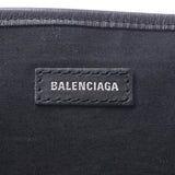 [Financial sales] Balenciaga Valenciaga Nebica Caba M White / Black 339936 Unisex Canvas / Leather Tote Bag A-Rank Used Sinkjo
