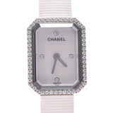 CHANEL シャネル プルミエール ベゼルダイヤ H2433 レディース SS/ラバー 腕時計 クオーツ シェル文字盤 Aランク 中古 銀蔵