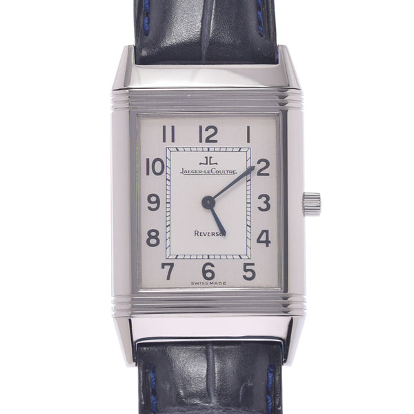 JAEGER-LECOULTRE Jaguar Lukurt Levelso Classic 250.8.86 Women SS / Leather Watch Hand-rolled Silver Document AB Rank Used Sinkjo