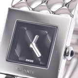 CHANEL Chanel matelasse Lady's SS watch quartz lindera board A rank used silver storehouse