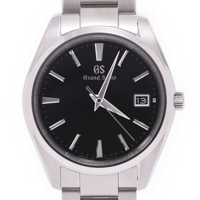 SEIKO Seiko Grand Seiko SBGP011 Men's SS Watch Quartz Black Table A-Rank Used Sinkjo