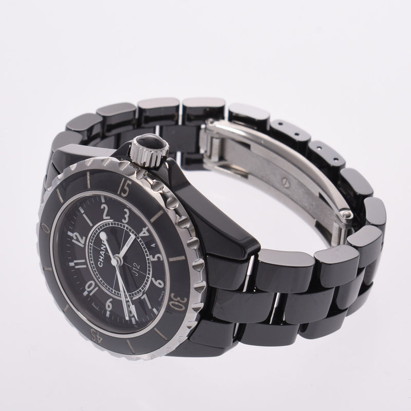 Chanel Chanel J12 33mm old breath H0682 Boys Black Ceramic / SS Watch Quartz Black Table A-Rank Used Silgrin