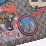 Gucci Gucci Courier Applique 2way米色474083男女皆宜的GG Sprim Canvas PVC单肩包A-Rank使用水池