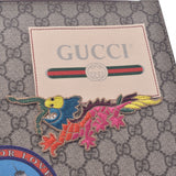 Gucci Gucci Courier Applique 2way米色474083男女皆宜的GG Sprim Canvas PVC单肩包A-Rank使用水池