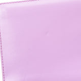 Salvatore Ferragamo Ferragamo 链肩丝带图案紫色金配件女士皮革肩包 A 级二手银藏