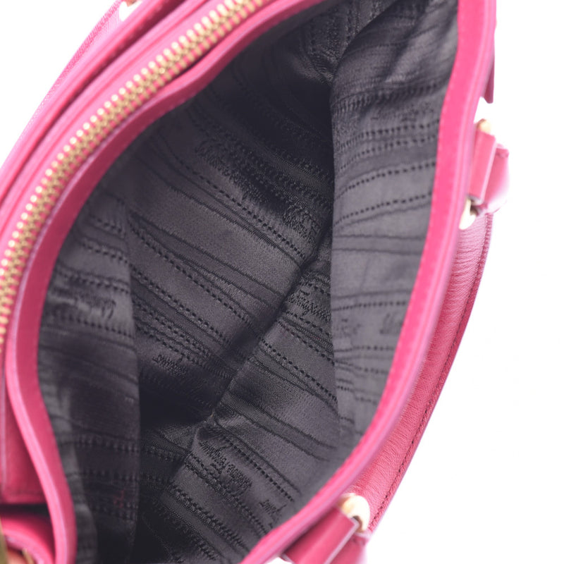 Salvatore Ferragamo Ferragamo 2way Bag Mini Ganchini Pink Gold Bracket Ladies Curf Handbags A-Rank Used Silgrin