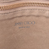 JIMMY CHOO ジミーチュウ スタッズ 黒 ユニセックス カーフ トートバッグ Aランク 中古 銀蔵