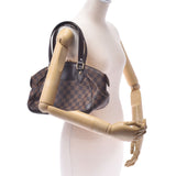 LOUIS VUITTON Louis Vuitton Damier Verona PM Brown N41117 Ladies Damier Canvas Handbag A Rank Used Ginzo