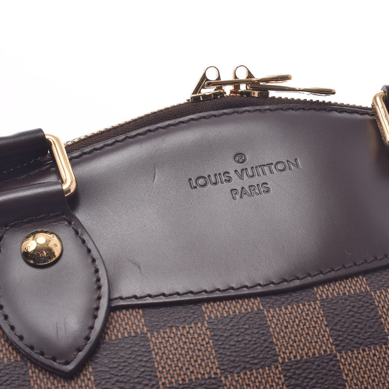 LOUIS VUITTON Louis Vuitton Damier Verona PM Brown N41117 Ladies Damier Canvas Handbag A Rank Used Ginzo