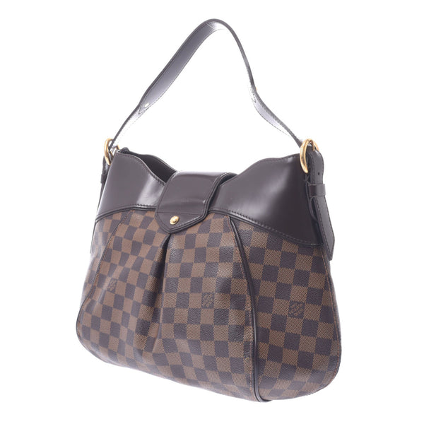 LOUIS VUITTON Louis Vuitton Damier Sistina MM Brown N41541 Ladies Damier Canvas One Shoulder Bag B Rank Used Ginzo