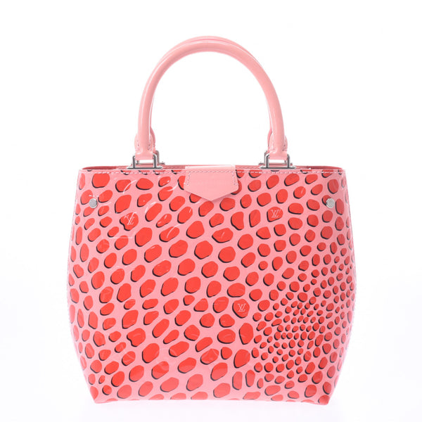 LOUIS VUITTON Louis Vuitton Vernis Jungle Dot Open Tote 2WAY Pink/Red M42032 Ladies Vernis Satchel A Rank Used Ginzo