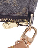 LOUIS VUITTON Monogram Pochette附件棕色M51980女士Monogram帆布附件袋AB等级二手Ginzo