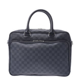 LOUIS VUITTON Louis Vuitton Damier Graffit Ikar 2WAY Bag Black / Gray N23253 Men's Damier Graffit Canvas Business Bag A Rank Used Ginzo