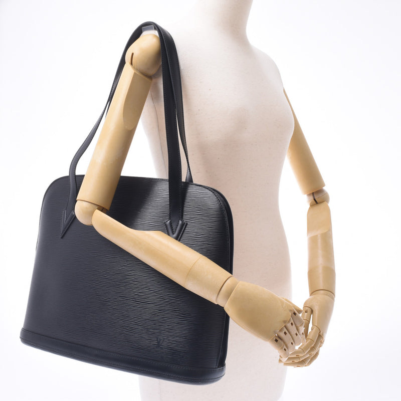 Louis Vuitton Rusack 14127 Black Ladies Epi Leather Shoulder Bag