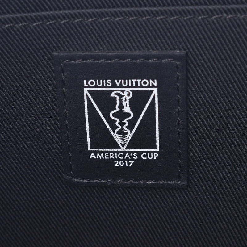 LOUIS VUITTON Louis Vuitton America's Cup Pochette Jules PM Black / Blue / White / Red N41594 Men's Clutch Bag A Rank Used Ginzo