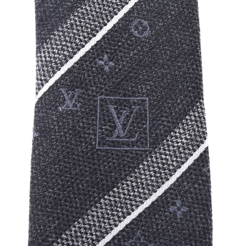 LOUIS VUITTON Louviton line/Monogram handle/gray gray gray line/gray M71797 Men' s Cotton, 59 %, Silver 41 % Nexi Unused Ginzo