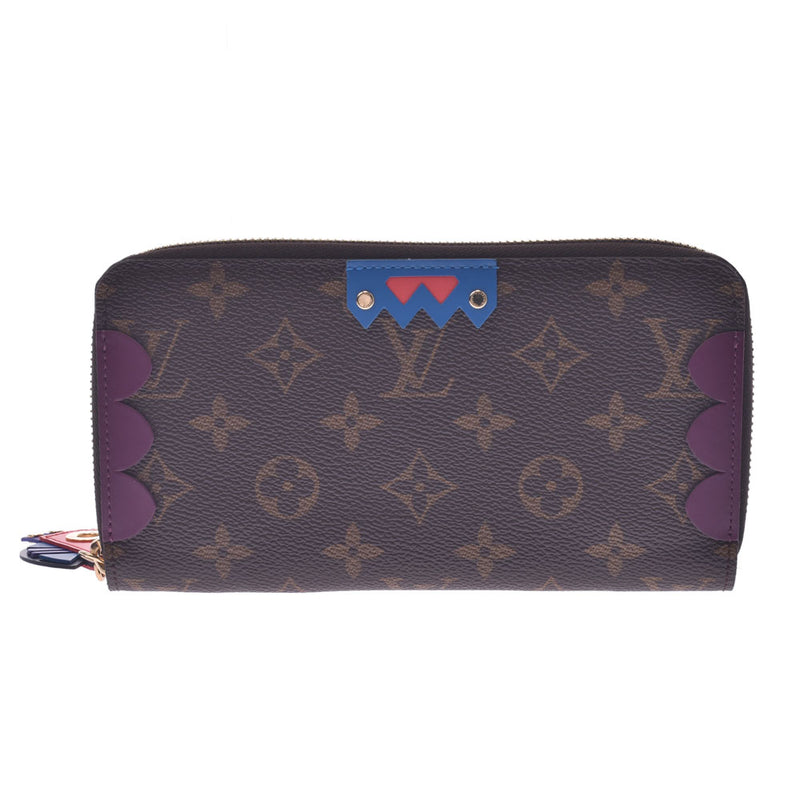 LOUIS VUITTON ルイヴィトン モノグラム トーテム ジッピーウォレット ブラウン M61369 レディース モノグラムキャンバス 長財布 未使用 銀蔵