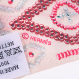 HERMES Hermes Twilly New Tag KELLY EN PERLES Beige / Pink / Red Women's 100% Silk Scarf New Same Used Ginzo