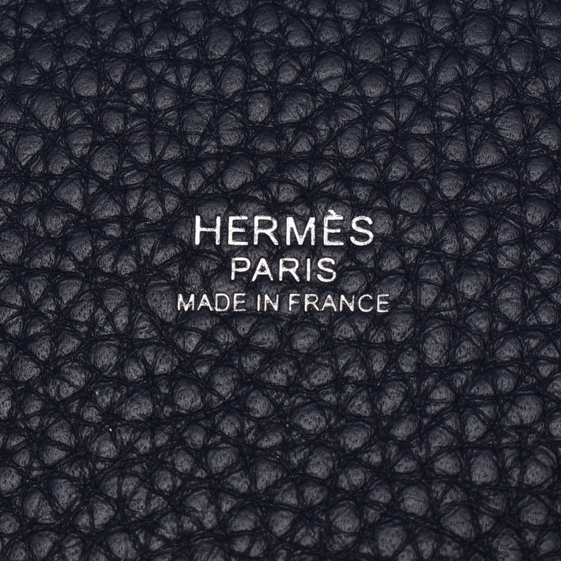 HERMES Hermes Picotan Lock PM Blue Nui Silver Metal Fittings X Engraved (Around 2016) Ladies Taurillon Clemence Handbag New Same Used Ginzo