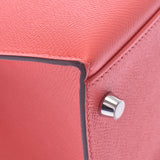 HERMES爱马仕凯利32外缝线2WAY袋玫瑰斋浦尔银金属配件X刻（2016年左右）女士沃克斯·爱普生手提包未使用的Ginzo