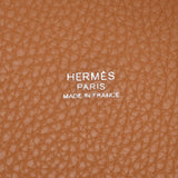 HERMES エルメス ピコタンロック MM ナチュラルサブレ シルバー金具 □R刻印(2014年頃) レディース トリヨンクレマンス ハンドバッグ Aランク 中古 銀蔵