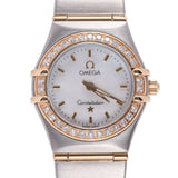 Omega Omega Constellation Bezel Diamond 1267.70 Women's YG / SS Watch Quartz Shell Shaker A-Rank Used Silgrin