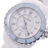 CHANEL Chanel J12 38mm Soft Blue H4341 Men's White Ceramic Watch Automatic Wound White Figure A Rank Used Silgrin