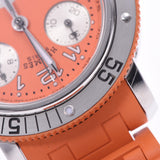 Hermes Hermes Clipper Diver Chrono CL2.316 Boys SS / Rubber Watch Quartz Orange Table A-Rank Used Silgrin