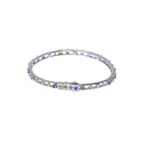 [金融销售] Tasaki Tasaki Diamond 0.11ct MultiStone女士K18WG手链A-Rank使用Silgrin