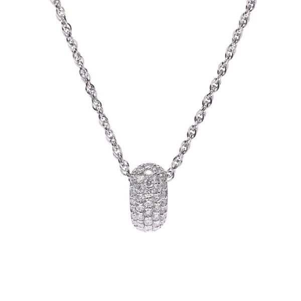 CELINE Celine Diamond 0.50ct Ruby 0.02ct Ladies PT900/850 Necklace A Rank Used Ginzo
