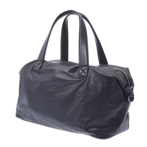 Berluti Berlutty 2way Bag Gray / Green Men's Calf Boston Bag A-Rank Used Silgrin