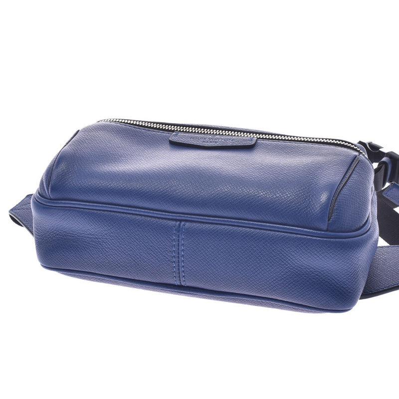 LOUIS VUITTON Louis Vuitton Taiga Bum Bag Outdoor Cobalt M33455 Men's Taiga Body Bag AB Rank Used Ginzo