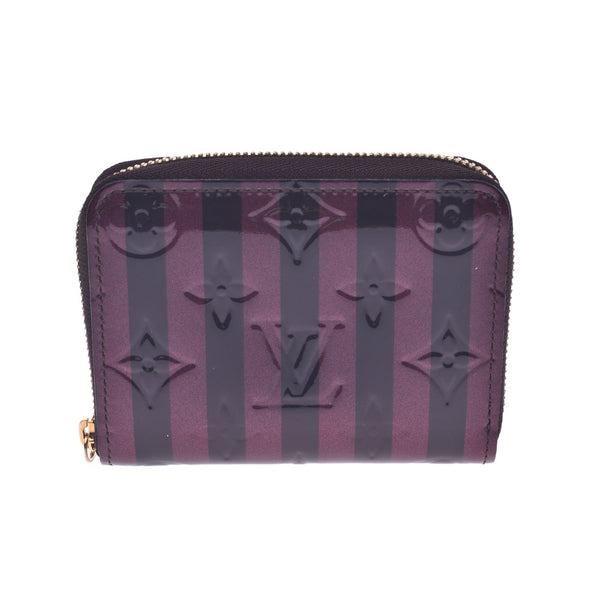 LOUIS VUITTON ルイヴィトン ヴェルニ レイユール ジッピーコインパース アマラント/ルージュフォーヴィスト M91719 レディース コインケース Aランク 中古 銀蔵