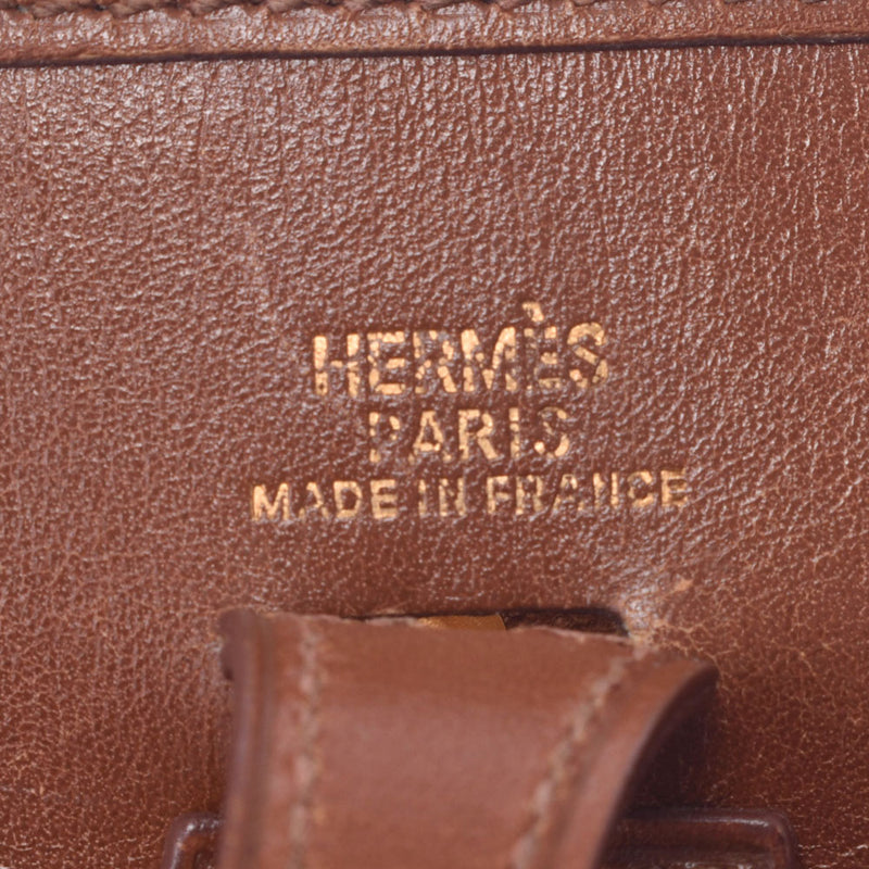 Hermes Hermes Evelin TPM TPM茶黄金支架□F立即（2002年左右）女装盒CURF肩袋B排名使用水池