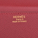 Hermes Hermes Rougebiff○Z-ingraved（1996年左右）UniSex Kushuber离合器包B等级使用水池