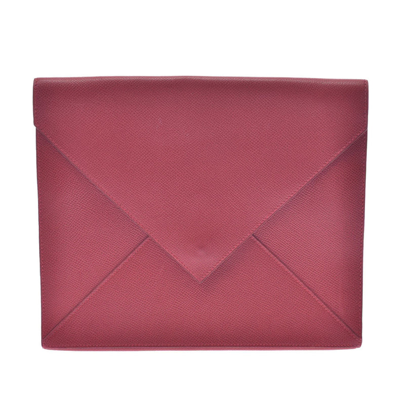 Hermes Hermes Rougebiff ○ Z-engraved (around 1996) Unisex Kushuber clutch bag B rank used sinkjo