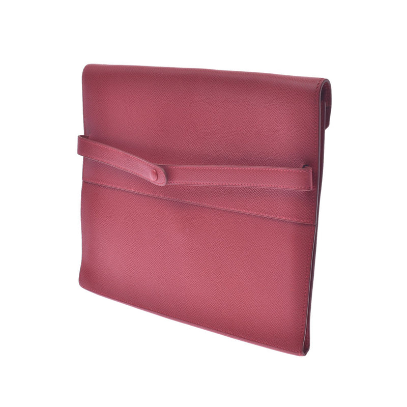 Hermes Hermes Rougebiff ○ Z-engraved (around 1996) Unisex Kushuber clutch bag B rank used sinkjo