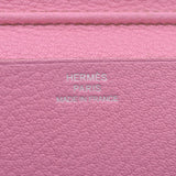 [Financial Sale] Hermes Hermes Agenda Vision Pink Silver Bracket □ M Engraved (around 2009) Unisex Shaving Handbook Cover A Rank Used Silgrin
