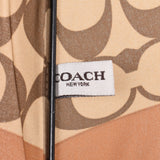 COACH コーチ シグネチャー 折りたたみ傘 ワンタッチ開閉式 ベージュ系 63364 ユニセックス ブランド小物 未使用 銀蔵