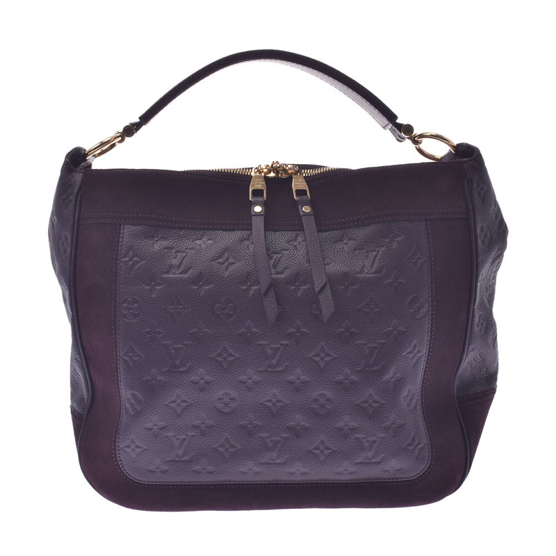 Louis Vuitton Louis Vuitton Monogram Amplit Odashs MM 2WAY Bag Purple M94176 Women's Leather / Suede Tote Bag B Rank Used Sinkjo
