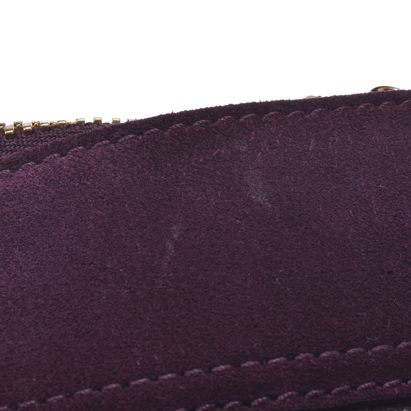 LOUIS VUITTON 路易威登单色安普兰特奥达鞋 MM 2WAY 袋紫色 M94176 女士皮革 /绒面革手提包 B 级二手银仓库