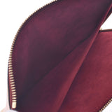 【金融销售】Louis Vuitton Louis Viton Pochette Joule PM米色男女通用Nume皮革离合器袋A-Rank使用Silgrin