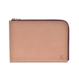 【金融销售】Louis Vuitton Louis Viton Pochette Joule PM米色男女通用Nume皮革离合器袋A-Rank使用Silgrin