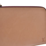 【金融销售】Louis Vuitton Louis Viton Pochette Joule PM米色男女通用Nume皮革离合器袋A-Rank使用Silgrin