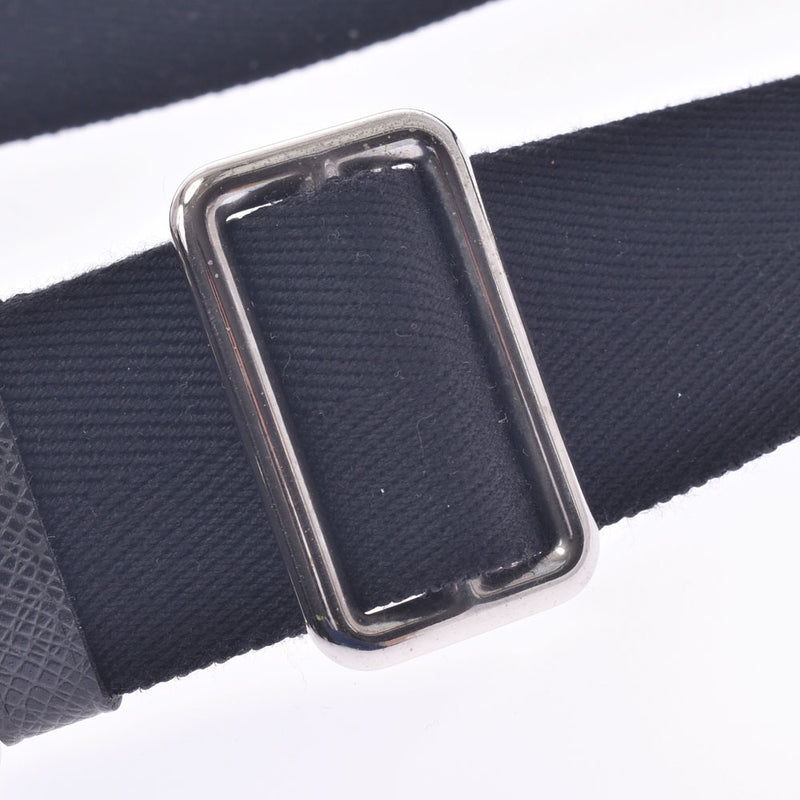 LOUIS VUITTON ルイヴィトン タイガ ポシェットアントン ノワール M33431 メンズ レザー ショルダーバッグ Aランク 中古 銀蔵