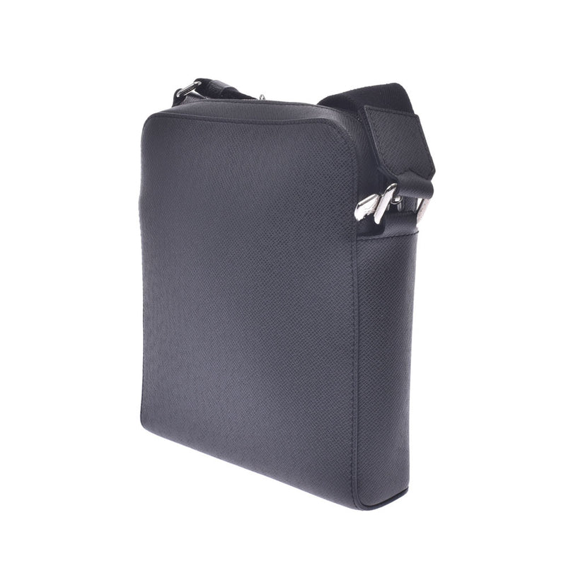 LOUIS VUITTON ルイヴィトン タイガ ポシェットアントン ノワール M33431 メンズ レザー ショルダーバッグ Aランク 中古 銀蔵