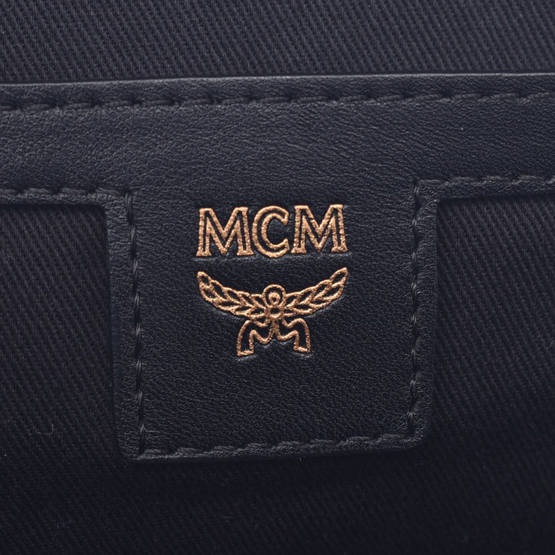 MCM エムシーエム バックパック 黒 ユニセックス カーフ リュック・デイパック Aランク 中古 銀蔵