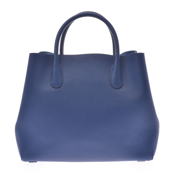 Christian Dior Christian Dior Blue Women's Curf Tote Bag A-Rank Used Sinkjo